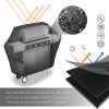 Black Grill Cover 30 inch Gas Grill Cover Waterproof UV Resistant BBQ Grill Cover Fits Most Brands of Grills - G128