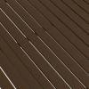 Patio Table Brown 55.1"x31.5"x28.3" Steel