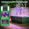 5-Pack Seed Starter Kit with LED Grow Lights – Indoor Propagation Trays with Adjustable Humidity Dome & Clear Cell Seedling Trays, Mini Greenhouse See