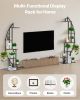 Plant Stand Indoor with Grow Lights, 63 in Tall 6-Tiered Lighted Plant Shelf, 2 Pack Metal Corner Plants Holder, 3 Timer & 10 Brightness, Half-Moon Sh