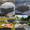 30inch*30inch*12.5inch Waterproof and Sunproof Square Fireplace Cover, 420D Thick Oxford Fabric, Outdoor Patio Dust Cover, Black Fireplace Protector