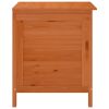 Patio Storage Box Brown 19.7"x19.3"x22.2" Solid Wood Fir