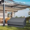 loriano 3-Seater Patio Furniture Covers,100% Waterproof for Loveseat Couch Outdoor Sofa - black