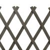 Garden Trellis Fence Gray 59.1"x31.5" Solid Firwood