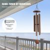 Wind Chimes for Outside, 50", Deep Tone Wind Chimes with 6 Tubes, Unique Large Memorial Wind Chimes for Anniversary