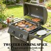 Barbecue grill, outdoor grill, gas grill, black