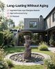 Outdoor Water Fountain 5-Tier Jar-Shaped Cascading 49.61 in Fountains