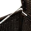 Garden Storage Box with Wheels Brown 74.8 Gal Poly Rattan