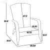 Terrace chair, backrest chair, garden chair, dark blue