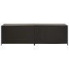 Patio Storage Box Poly Rattan 78.7"x19.6"x23.6" Brown