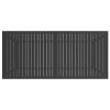 Patio Table Anthracite 74.8"x31.5"x28.3" Steel