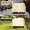 210D Waterproof Outdoor BBQ Grill Cover Windproof Dustproof Patio Gas Grill Oven Protector Oxford Cloth Garden GPCT1580 - 64IN