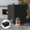 600D Oxford 3-Seater Patio Swing Cover Outdoor Swing Chair Cover Rain Protection Waterproof Anti-UV, Dark Gray - Dark Gray
