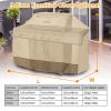 210D Waterproof Outdoor BBQ Grill Cover Windproof Dustproof Patio Gas Grill Oven Protector Oxford Cloth Garden GPCT1580 - 70IN