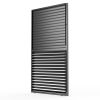 9720 Louver Grille 1/3 10ft aluminum frame & louvers