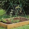 10PC 60inch Dark Green Solid Plastic Rods - DIY Craft Material, Support Sticks, Garden Tying Poles, Plant Binding Stakes
