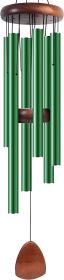 Large Aluminium Wind Chimes 37 Inches to Create a Zen Atmosphere Suitable for Outdoor, Garden (Color: Green)