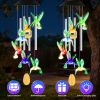 1Pc/2Pcs Options -- Solar Hummingbird Wind Chime with Aluminum Tubes 7 Color Changing Wind Chime for Outside IPX4 Waterproof Outdoor Garden Yard Decor