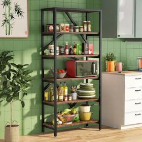 Bookshelf (Color: Rustic Brown)