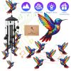 Wind Chimes for Outside Metal Wind Chimes with Aluminum Tubes Deep Soothing Sound Decor for Garden Yard Home Patio Gift for Women Men