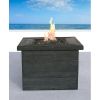 Living Source International Fiber Reinforced Concrete Propane/Natural Gas Fire pit table