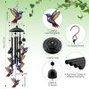 Wind Chimes for Outside Metal Wind Chimes with Aluminum Tubes Deep Soothing Sound Decor for Garden Yard Home Patio Gift for Women Men
