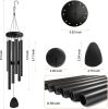 Large Aluminium Wind Chimes 37 Inches to Create a Zen Atmosphere Suitable for Outdoor, Garden