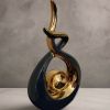 Ember Echoes â€“ Modern Ceramic Home Decor Sculpture Accent