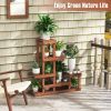 Indoor & Outdoor Wood Plant Stand for Multiple Plants
