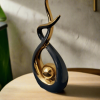 Ember Echoes â€“ Modern Ceramic Home Decor Sculpture Accent