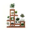 Indoor & Outdoor Wood Plant Stand for Multiple Plants