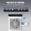 VEVOR Evaporative Air Cooler, Oscillating Swamp Cooler with Adjustable 3 Speeds, Portable Air Cooler for Indoor/Outdoor Use