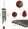 Large Aluminium Wind Chimes 37 Inches to Create a Zen Atmosphere Suitable for Outdoor, Garden