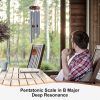 Large Aluminium Wind Chimes 37 Inches to Create a Zen Atmosphere Suitable for Outdoor, Garden