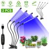 Grow Lights for Indoor Plants, iMounTEK 80W 80 LEDs Plant Lights with Red Blue Full Spectrum 10 Dimmable Level