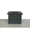 Living Source International Fiber Reinforced Concrete Propane/Natural Gas Fire pit table