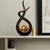 Ember Echoes â€“ Modern Ceramic Home Decor Sculpture Accent